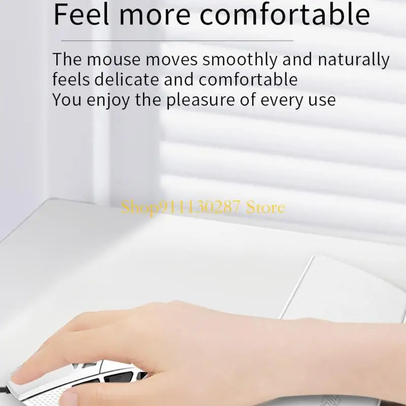 J1HC Cómodo teclado espuma viscoelástica suave, reposamanos, almohadilla soporte para muñeca para escribir fácilmente - imagen 3