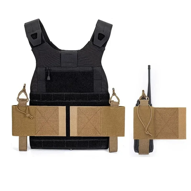 Bolsa lateral para Radio V2 FCPC, soporte para Walkie Talkie, accesorios para chaleco de caza, funda para revista AR M4 de 5,56/7,62mm, bolsas magnéticas
