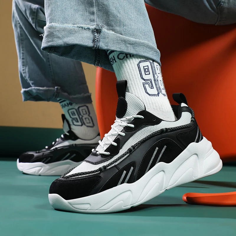 Zapatillas de correr para hombre, zapatos informales a la moda, cómodos, de marca, para primavera y otoño, novedad de 2023 - imagen 5