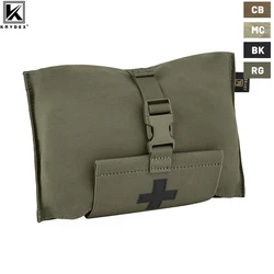 KRYDEX-bolsa médica de estiramiento táctico, equipo de almacenamiento, MOLLE y cinturón, IFAK, LBT9022, 5,5 "x 9"
