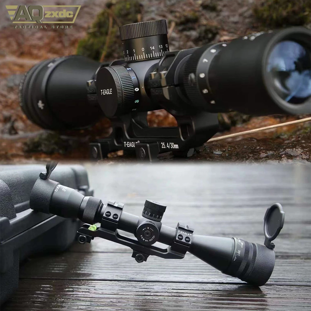 AQzxdc EO 3-9X40 AOE KN mira telescópica óptica Oem para exteriores sin paralaje, alcance de borde Delgado, miras y accesorios - imagen 2