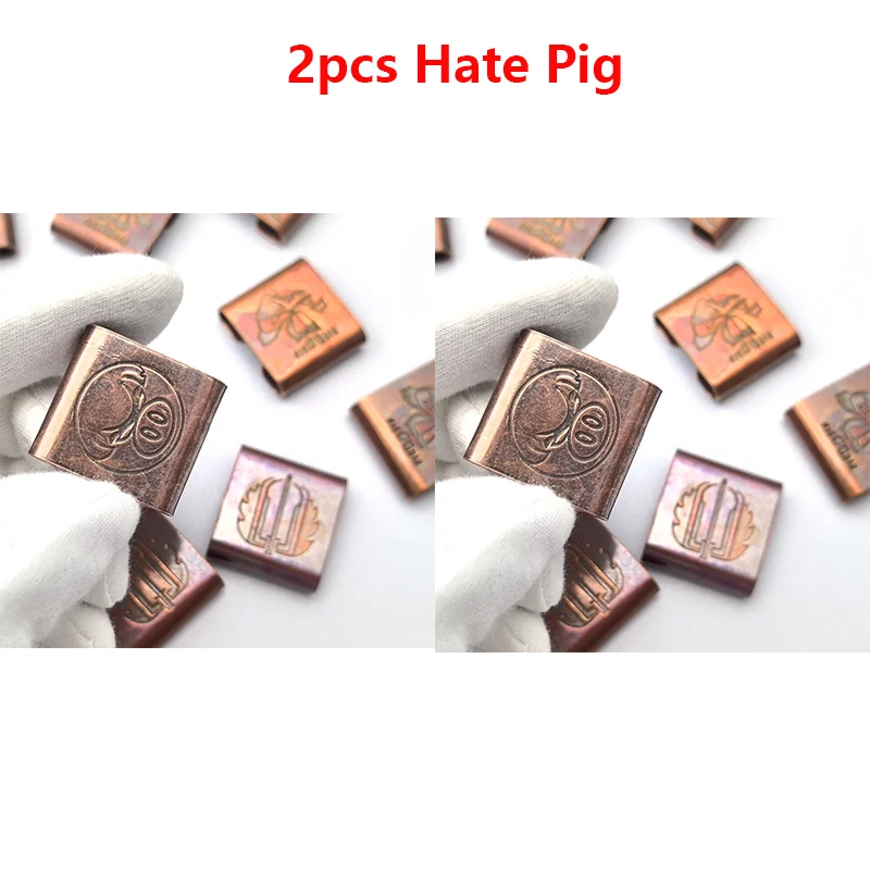 2pcs Hate pig