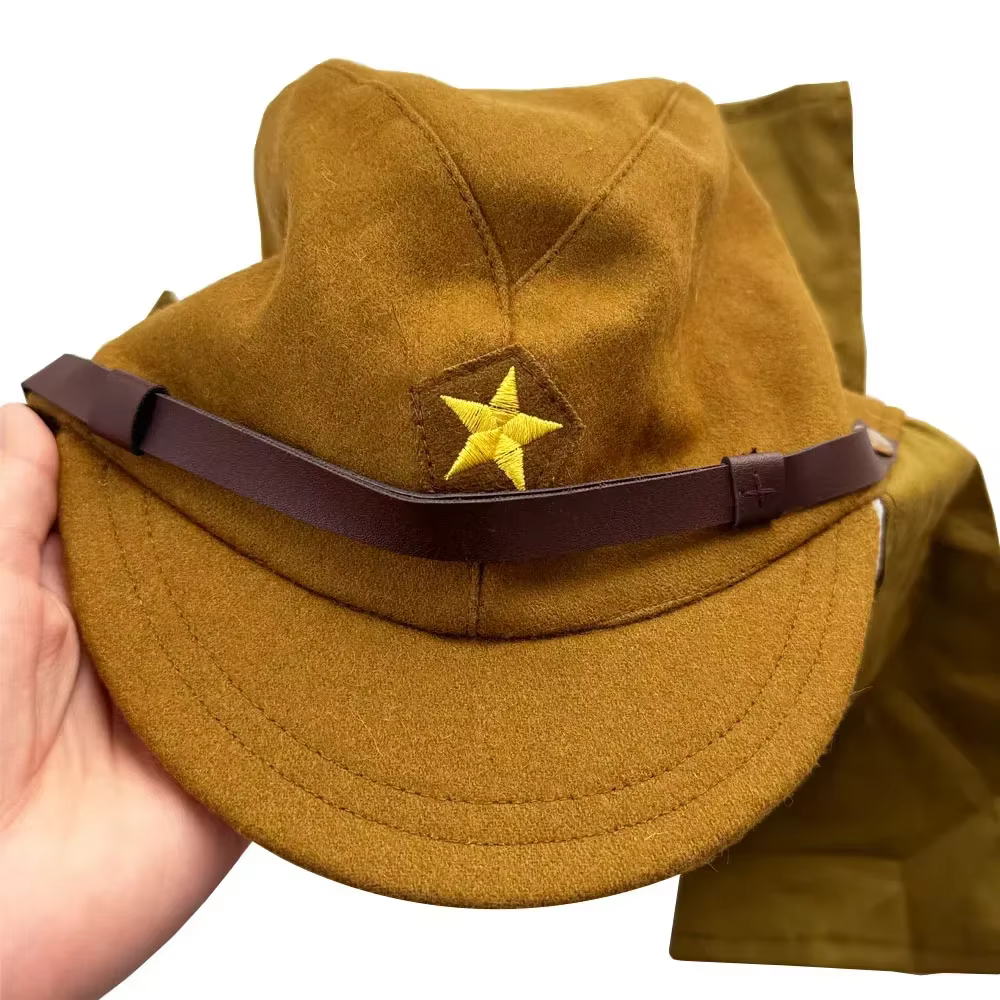 Gorra kamp japoneses WWII – Lana vintage campo de batalla vintage - imagen 5