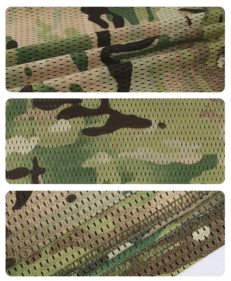 Polaina táctica de malla camuflaje protección solar ligera - imagen 5