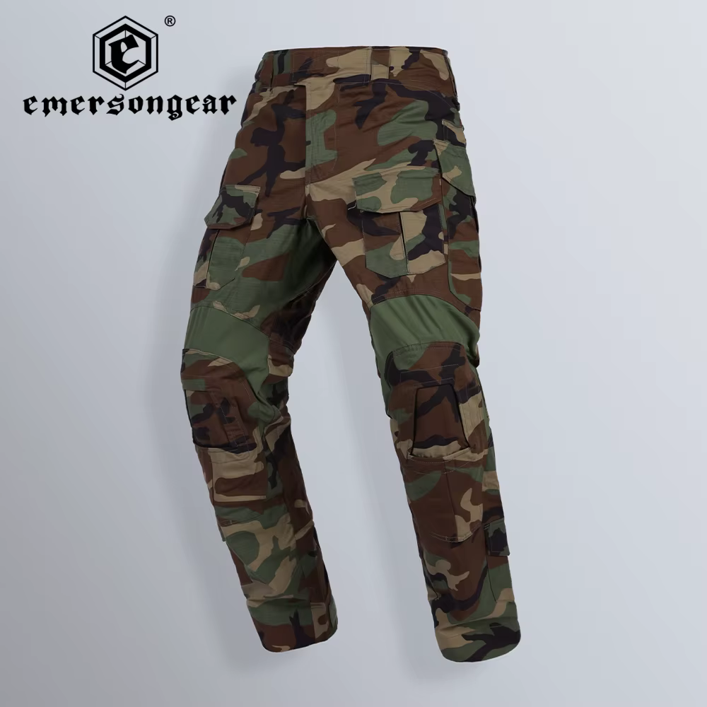 EMERSONGEAR-pantalones de combate para caza, pantalón táctico de combate para Airsoft Emerson G3, uniforme BDU Airsoft, Woodland - imagen 5