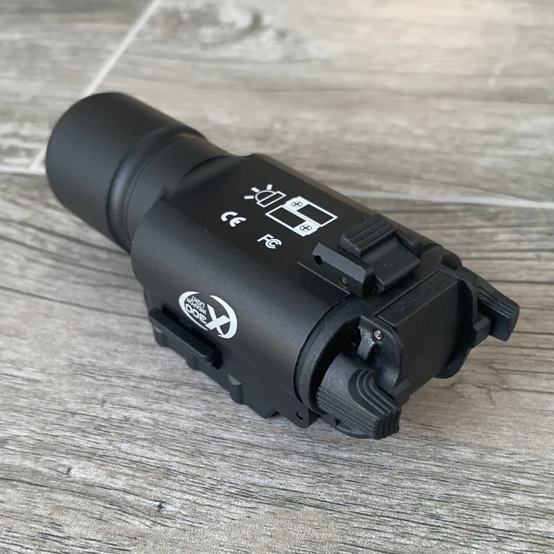 Linterna táctica X300 Sureifr X300U de Metal, luz LED blanca, pistola colgante Airsoft, linterna para simulación de softair - imagen 4