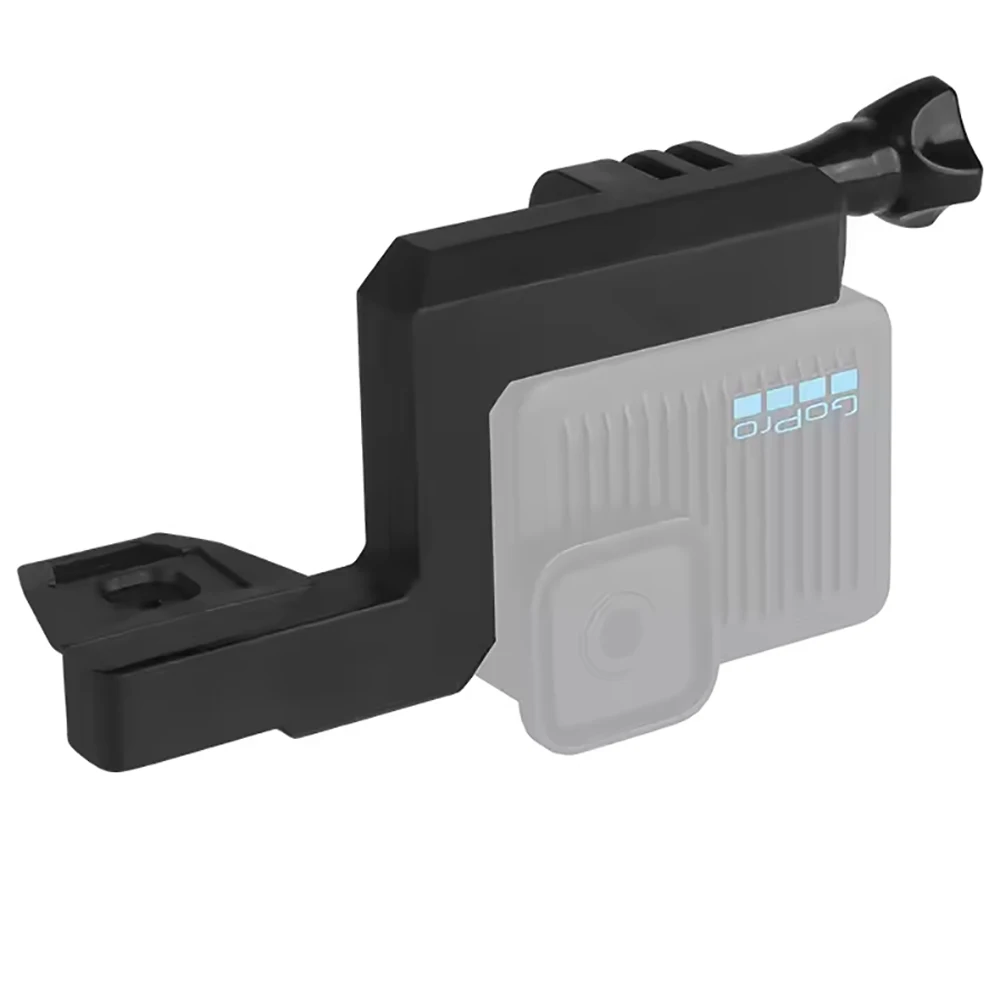 Táctico 90 °   Adaptador fijo para casco de cámara de acción deportiva compatible con soporte NVG Wilcox G19/G24/G30/G34/G69/G70 para Go Pro DJI, INSTA360 - imagen 2
