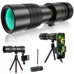 Monocular prismático HD 10-300X BAK4 observación táctica outdoor