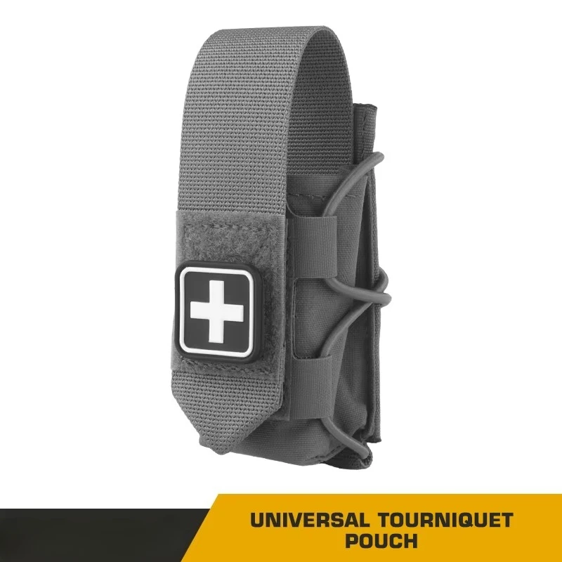 La bolsa de montaje MOLLE de diseño dividido se adapta al soporte de placa de cinturón bolsa de torniquete universal - imagen 5