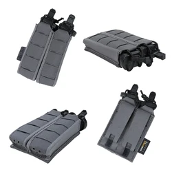 TMC 9Mm pistola doble cartucho estuche dúplex Mag bolsa pistola parche magnético cinturón de bolsillo