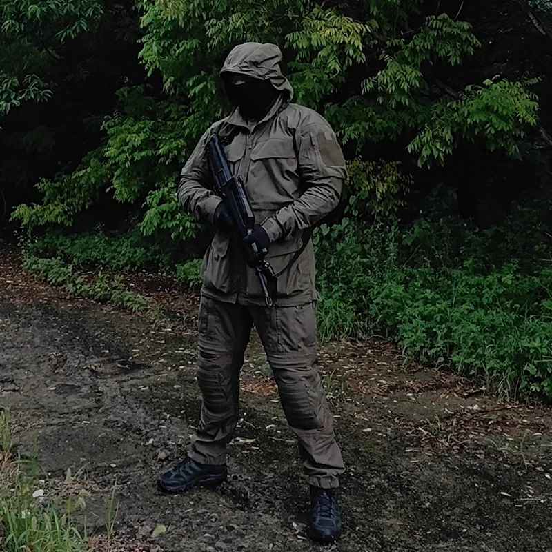 Cortavientos táctico M65 MC verde negro todo terreno chaqueta De camuflaje alemán De Spot ropa De trabajo transpirable usable para hombres - imagen 3