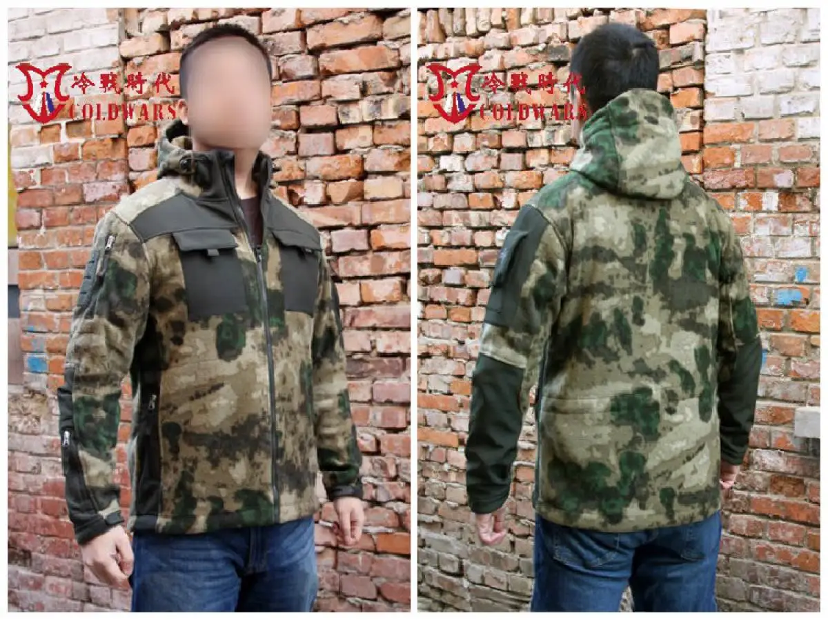 Abrigo táctico de concha suave con capucha para soldado especial storm S de Ejército Ruso - imagen 4