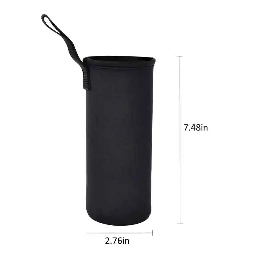 Funda de botella de agua de neopreno para caza al aire libre, paquete de 8 unidades de 12 oz - 18 oz, 16,9 oz, vidrio aislado - imagen 4