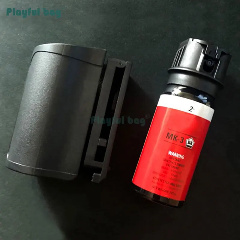 Playful Bag-funda para linterna giratoria de 360 °, soporte de plástico de acero, equipo táctico para deportes al aire libre, senderismo, caza, AQB124 - imagen 4