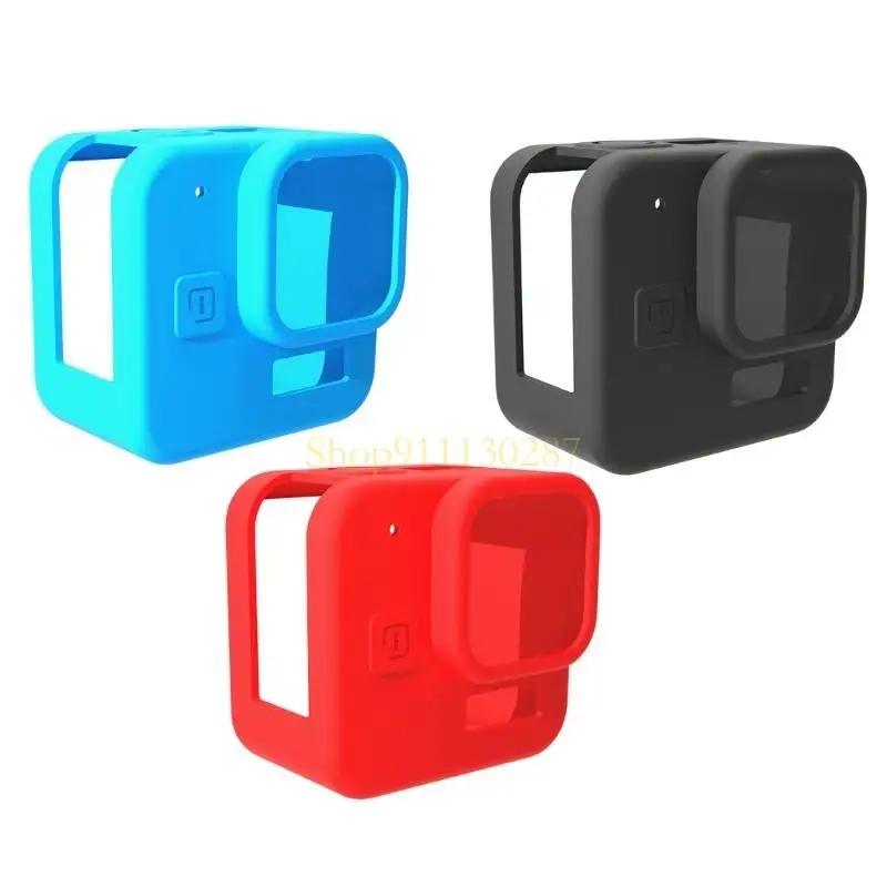 J1HC Case silicona Cubierta protectora Piel Protección contra caída Manga lavable para 11 Black Mini Action Camera - imagen 2