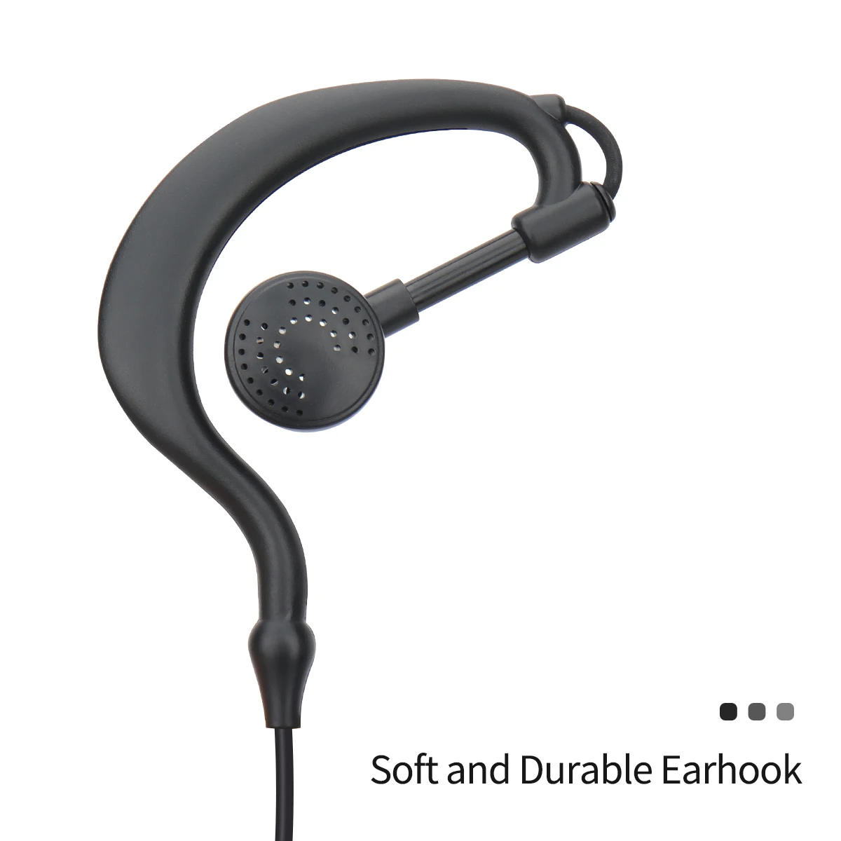 Baofeng Walkie Talkie auricular Dual PTT auricular K enchufe suave duradero gancho compatible con Baofeng UV-5RH UV-82 Ham Radio - imagen 4