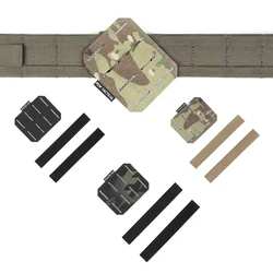 La placa adaptadora de cinturón táctico MOLLE de doble fila multicolor IPSC Athletic UA56 viene con su propia correa