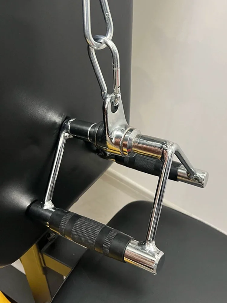 Fitness Lat Pull Down Handle gimnasio polea Cable máquina accesorio tríceps cuerda para entrenamiento en casa entrenamiento remo barra en T sólida - imagen 2