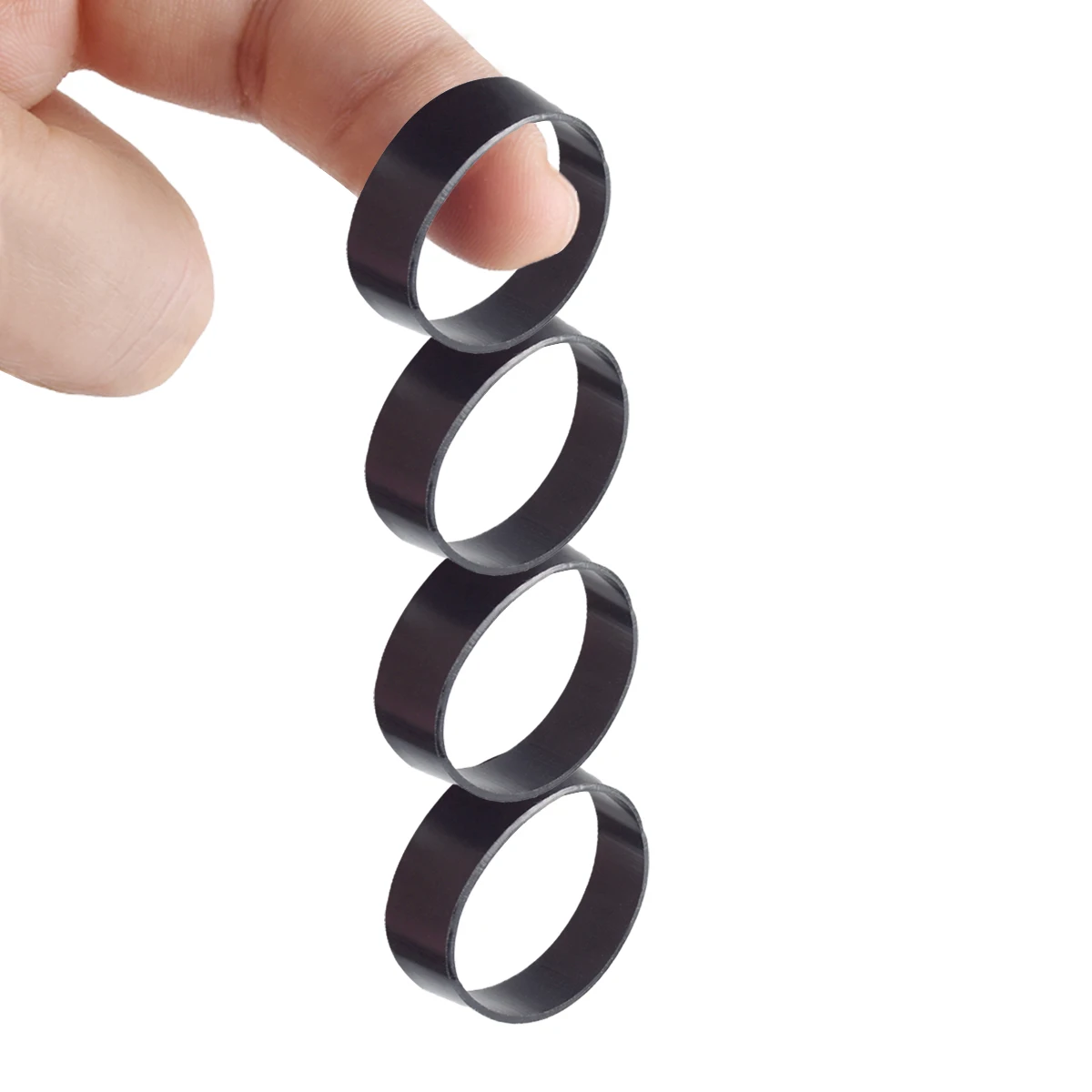 4 Uds. Anillo de goma elástico táctico Airsoft de alta resistencia caza Rilfe banda de goma para DBAL A2 PEQ 15 linterna láser vista - imagen 3