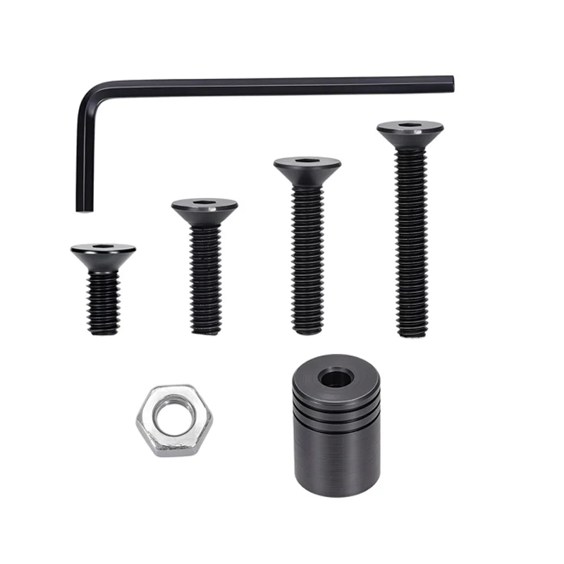 Accesorios tácticos de caza QD, Kit de Base de montaje de perno giratorio de separación, con 4 tornillos + 1 tuerca + 1 llave, Compatible con diferentes tamaños de anillos - imagen 4