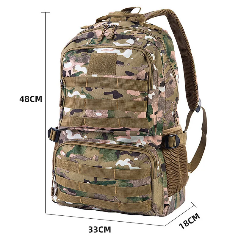 Mochila táctica de camuflaje para exteriores, equipo de senderismo, deportes al aire libre, caza, Camping, bolsa impermeable Oxford 600D - imagen 4