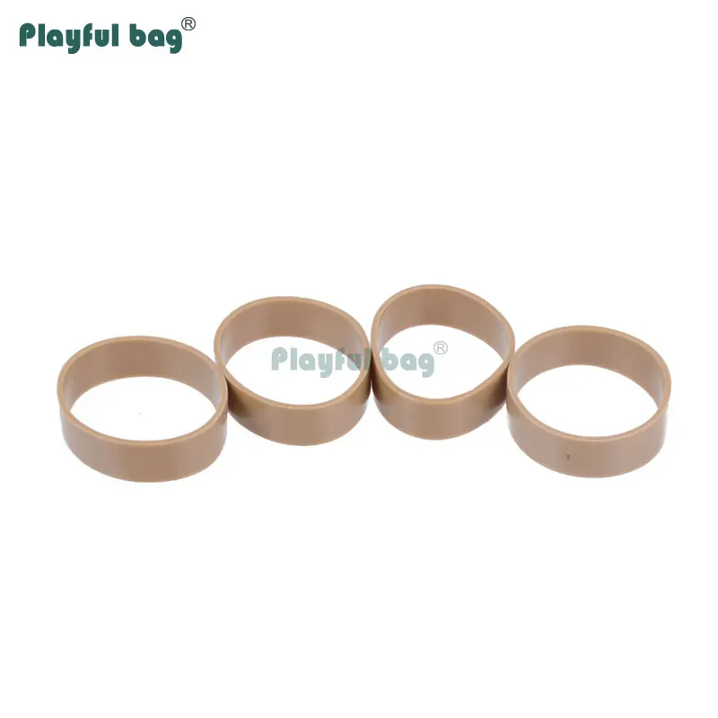 Playful Bag-banda de goma táctica para caza, linterna de alta resistencia, fija, deporte, caza, anillos de goma, accesorios, AQB137, 4 piezas - imagen 5