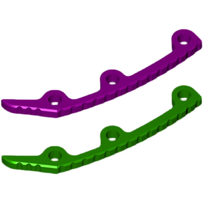 1 pieza de cuchillo de aleación de aluminio, quilla de columna para Hd XM18, quilla de columna, mango de cuchillo plegable DIY, Material, accesorios de herramientas - imagen 3