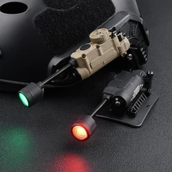 WADSN Sidewinder: casco táctico con linterna LED multicolor IFF