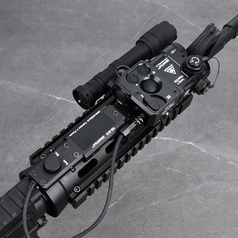 WADSN táctico Zenitc Perst 4 punto rojo verde IR láser estroboscópico arma luz de explorador M300 M300A linterna caza P4 interruptor de presión - imagen 3