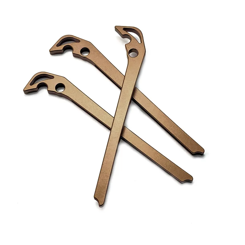 Cuchillo CNC con espaciador trasero de titanio, forros de quilla de columna vertebral para CR, Chris Reeve, Sebenza grande 21, 31 cuchillos, piezas de bricolaje, 4 colores - imagen 5