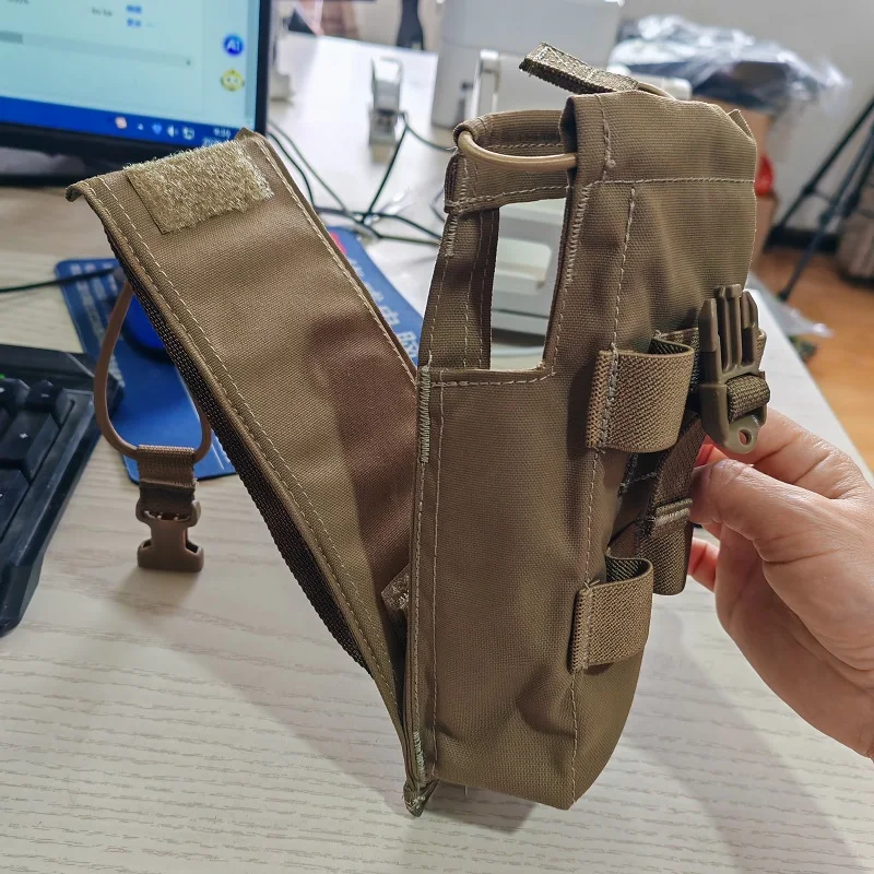 Chaleco táctico exterior con funda de radio y bolsa de carga