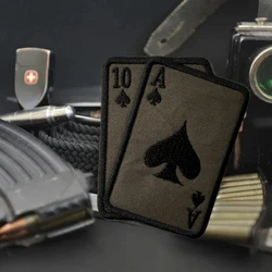 Parche táctico bordado con gancho – Accesorio para uniforme militar