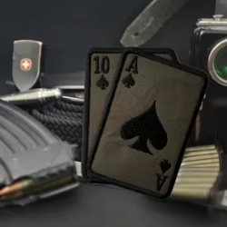 Parche militar bordado con gancho – Insignia moral táctica para ropa