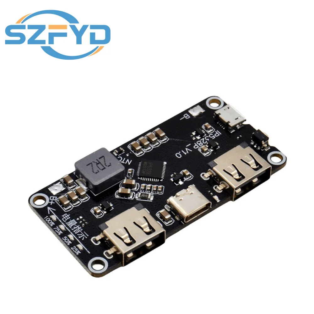 Módulo carga rápida IP5328P conversor 3.7V a 5V 9V 12V