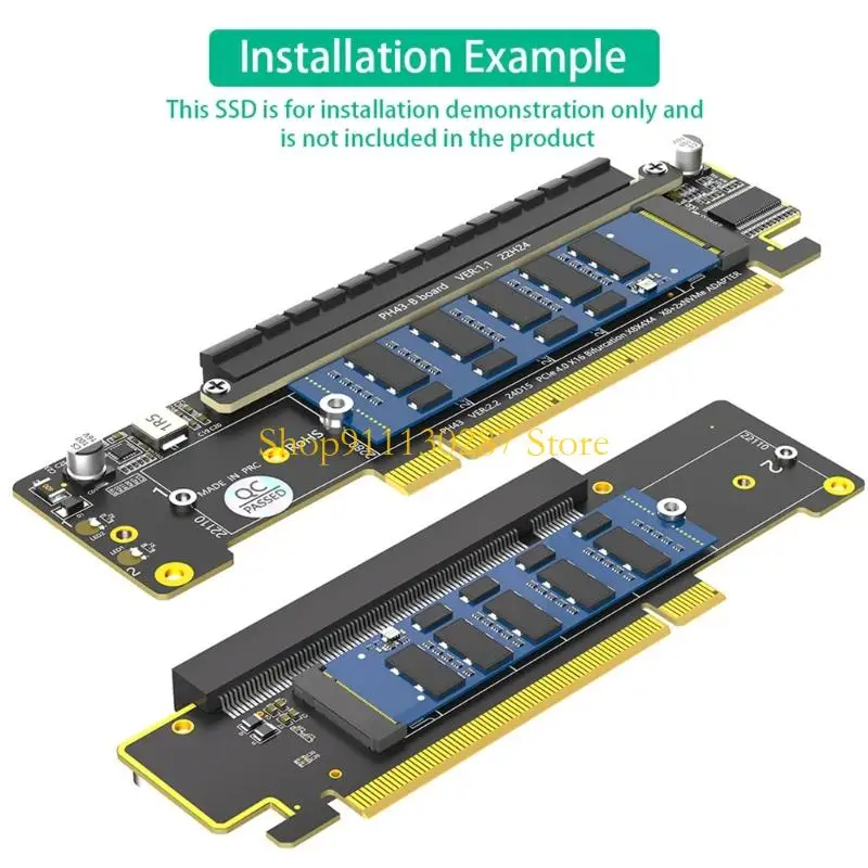 Tarjeta expansión J1HC PCIe X16 que admite múltiples discos sólidos M.2 PCIe4.0 para servidores - imagen 4