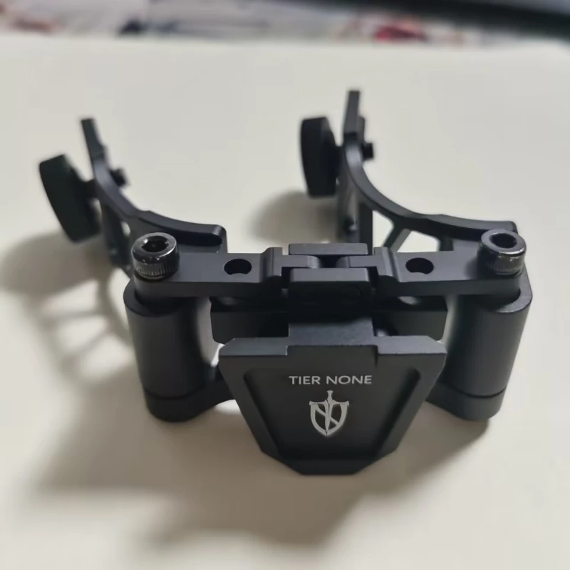 Brazo en J de montaje con soporte NVG PVS28 de metal para gafas de visión nocturna dobles AN/PVS 14,