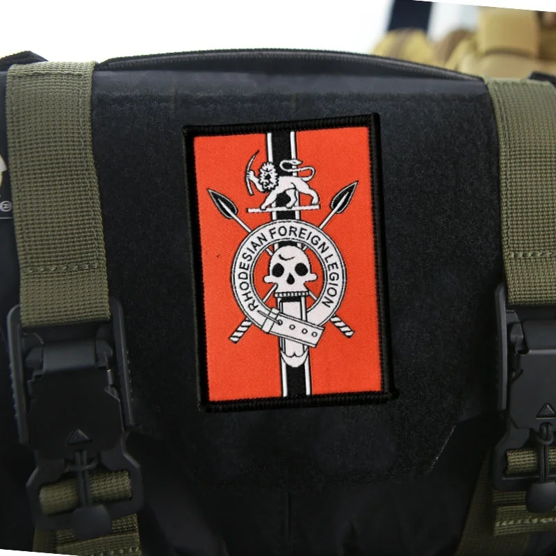Insignia de moral táctica del cuerpo, parche impreso del ejército en la ropa, brazalete, gancho, parches militares, pegatinas para mochila - imagen 2