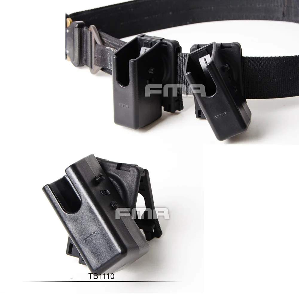 Equipo táctico FMA, chaqueta giratoria de 360 grados, bolsa rápida TB1110 Airsoft Mag Molle, accesorios para armas de caza, estuche para revistas