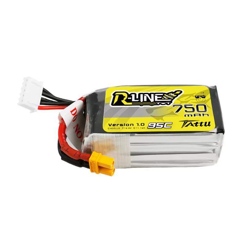 Batería LiPo TATTU 750mAh 4S 95C para Drone FPV Carreras - imagen 4