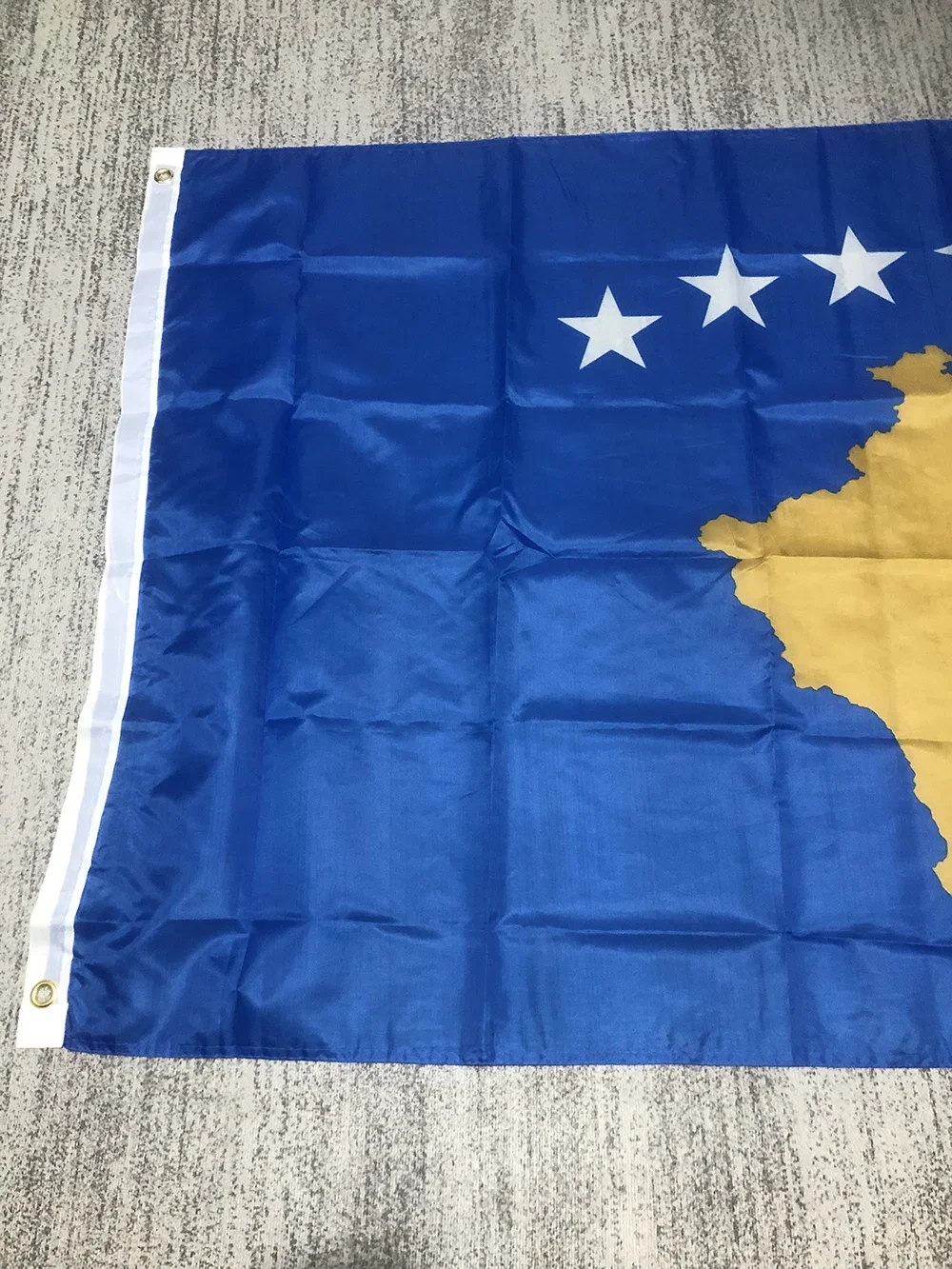 Bandera de Kosovo poliéster impresa para decoración nacional - imagen 3