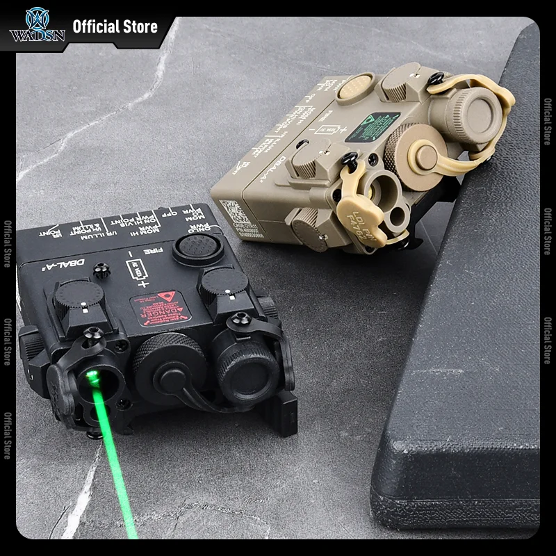 WADSN-modelo láser de DBAL-A2 de nailon táctico, punto rojo y verde, solo puntería, láser, sin luz blanca, arma de caza, accesorios Airsoft Scout - imagen 2