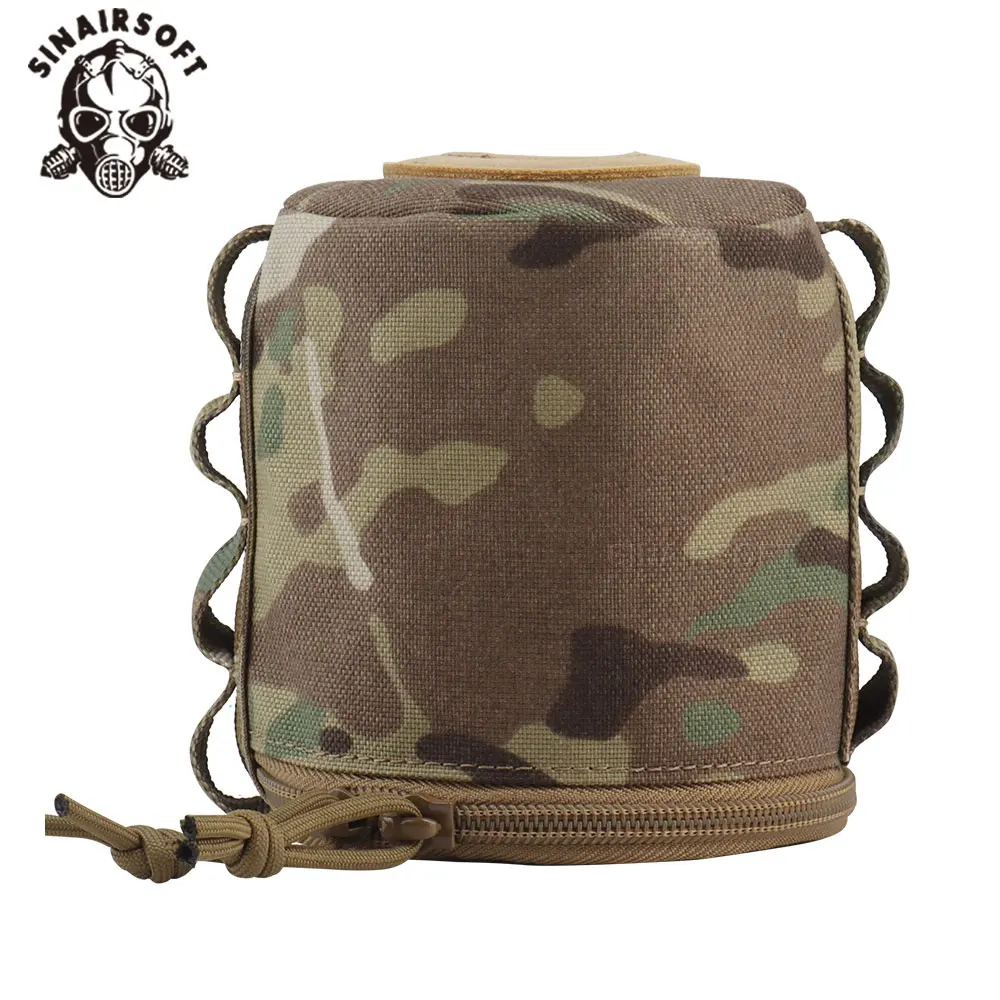 SINAIRSOFT-bolsa de almacenamiento de papel en rollo táctico, bolsa Molle de papel higiénico, almacenamiento para caza al aire libre, Camping, senderismo y coche - imagen 4