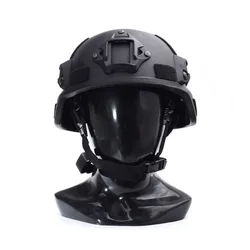 Casco balístico Mich2000 UHMW-PE nivel IIIA negro