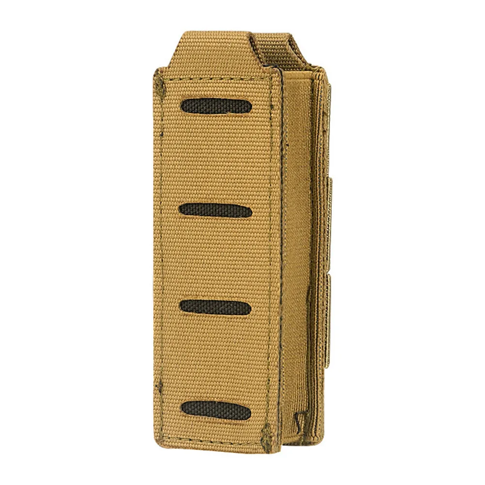 Bolsa táctica para revistas, correas MOLLE, cordón elástico, botón a presión M4 5,56, 9MM, 45APC MAG, soporte, accesorios de caza - imagen 4