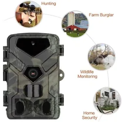 SunTekCam Cámara trampa IP56 50MP 4K – Visión nocturna impermeable