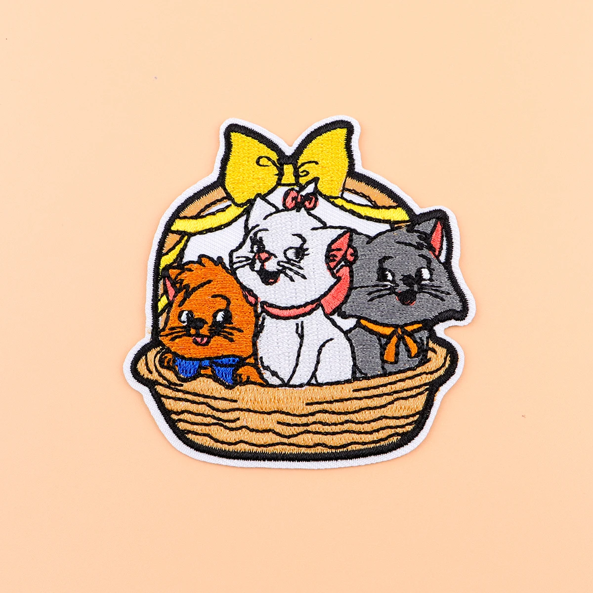 Parche para planchar con forma de gato de dibujos animados, parche para ropa, parche bordado médico, accesorios de ropa, pegatinas de costura - imagen 2