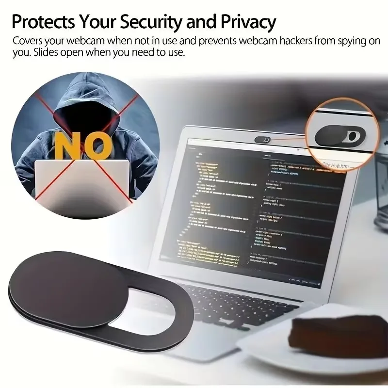 Cubierta cámara web deslizante imán privacidad portátil tablet móvil - imagen 3