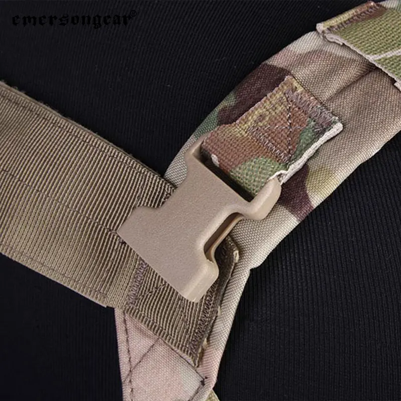 EMERSONGEAR-plataforma de pecho táctica 7,62 con bolsa Mag para portador de placa Airsoft, senderismo, tiro, equipo de combate, caza - imagen 5