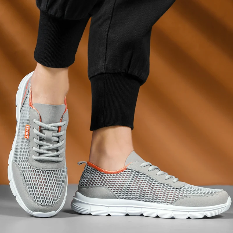 Zapatos acuáticos hombre malla transpirable antideslizantes - imagen 4