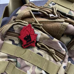 Parche táctico bordado de gato – insignia militar con gancho y bucle
